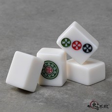 東方不敗 麻將組 牙透白 34MM 附贈搬風 骰子, 1個