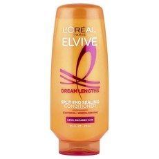 로레알 Elvive 꿈의 길이 스플릿 엔드 씰링 컨디셔너 길고 손상된 모발 375ml(12.6fl oz) LOE-38374, 1개, 375ml