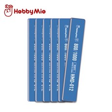 하비미오 HMD-012 양면 스틱사포 6개입 소프트 800/1000방