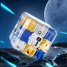 Fandio 스트레스 해소 피젯 스피너 장난감 큐브, 1개, 블루