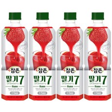 참존식품 딸기7베이스, 4개, 835ml