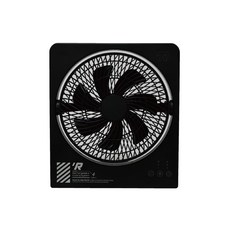 樂活不露 征服者 充電風扇 桌扇/立扇/吊扇 摺疊無線風扇, RF-01B(夜幕黑)