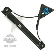 OSDER 6R4839461E 6R4839462E 適用於 福斯 POLO 2010-2022 後門升降機電動窗玻璃, 副廠精品不含鐵盤,右後-副駕駛座