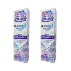 Crest 3D White 極致鑽白牙膏, 110g, 2個