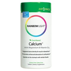RAINBOW LIGHT 鈣片 無麩質, 90錠, 1個