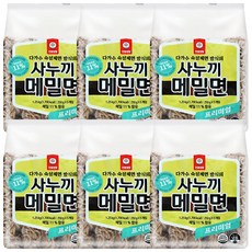 천일 사누끼 냉동메밀면 250g x 5입, 1.25kg, 6개