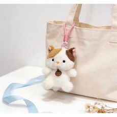 삼색 고양이 장귀토끼 귀여운 판다 플러시 키링 / 가방 장식 / 힐링 감성 학생 가방 액세서리