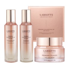 프리미엄 콜라겐 풀 업 스킨케어 세트 (소프너+에멀전+크림), 1세트