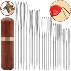 유미닉 대왕구멍 큰귀바늘 뾰족한 구멍큰바늘, 25개