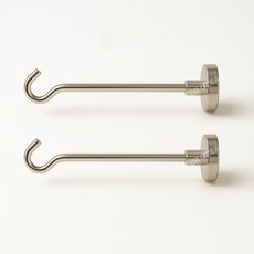 1+1 플로오션 다용도 긴 고리 자석 후크 네오디뮴 냉장고 풍경종 문종 걸이