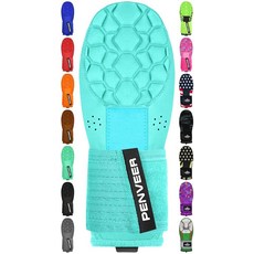 Penveer 야구 슬라이딩 장갑 청소년 및 성인 야구용 슬라이딩 장갑 소프트볼 슬라이딩 가드 왼손 및 오른손 (핫핑크 청소년), 아쿠아 틸