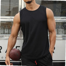 짐 에어메쉬머슬핏나시 헬스장 운동복 트레이닝 나시티