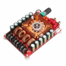 TDA7498E High Power Digital Power Amplifier Board 2.0 HIFI Stereo 160W*2 Support BTL 220W DC 12V, Dual Channel Stereo