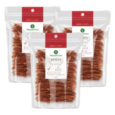 네츄럴코어 천연 하드 트위스트, 13 천연오리가슴살 트위스트 200g, 200g, 3개