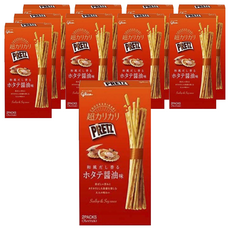 glico 格力高 PRETZ 百力滋 餅乾棒 帆立貝醬油風味 2包入, 55g, 10個