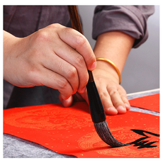 문항명필 서예 캘리그라피 동양화 굵은 글씨 양호필 부드러운 큰 붓 3종, 1개, 대