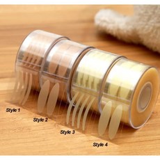 쌍커풀 테이프 셀프 자연스러운 라인, 1개, 두꺼운 스킨색