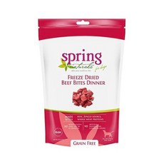 Spring Naturals 犬用凍乾火雞肉片主食 無穀低敏, 70g, 1個, 牛肉