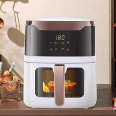 가정용 대용량 에어프라이어 오븐형 다기능 요리기구 통합모터 스마트한 디자인 전자동 스팀 기능, 14.6L 이중회전 온도조절 비디오, 단일 모델