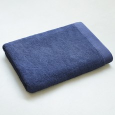 쉬라즈리빙 더소프트 바스타월 450g 30수 면사, 1개, 네이비