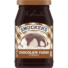 Smucker's 초콜릿 퍼지 토핑 355ml(12온스), Smucker's 초콜릿 퍼지 토핑, 355ml(12온, 1개