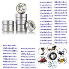 10PCS 스케이트 보드 MR83 MR149 698 693 688 ZZ MR85 소형 MR106 695 699 606 MR104 692 MR126 697 696 694, 10개