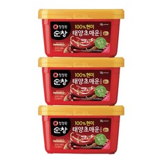 청정원순창100% 현미 태양초 매운 고추장 골드 2kg, 3개