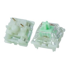 [ 1240374 ] GATERON 베이비 캥거루 키보드 스위치 2.0 무거운 촉각 RGB LED 5핀 그린 22mm 듀얼 스테이지 스프링 공장 사전 윤활 59gf 키 기계식, [ 1240374 ] GATERON 베이비 캥거루 키보