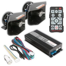 자동차 사이렌 앰프 렉카 앰뷸런스 스피커, 600w 정품 블랙 스피커 2개 포함, 싱글 스피커, 일반