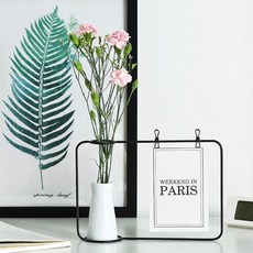 마켓마고A 프레임 꽃병 디자인화병, 블랙