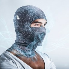 나인에프엑스 쿨 바라클라바 BX-01, 블록 블랙, 1개