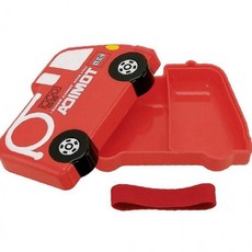 소방차 컴팩트 1단 입체 밴드 도시락통 1P 점심 소풍, 1개, 상세페이지 참조