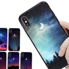 홀로그램 밤하늘달 갤럭시S23울트라 케이스 S918 범퍼_WC04CBE