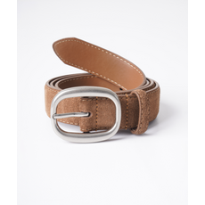 매장정품BUTTON SEOUL 버튼서울 BUTTON 오벌 버클 스웨이드 벨트 (소가죽브라운) BELT7 1795809