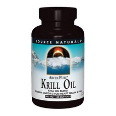 소스내추럴스 ArcticPure 크릴 오일 500mcg 프리미엄 오메가3 60캡슐30일분, 1개, 60정