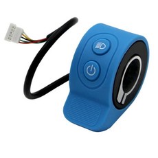 스쿠터 가속기 교체 엄지 스로틀 플라스틱 속도 컨트롤러 핸들 스위치, 1개, 3. blue