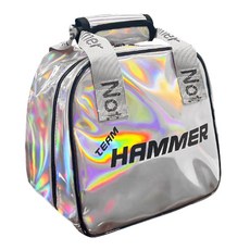 햄머 PU 에나멜 원볼 탈착식 토트백 1볼 볼링가방 탈부착 볼링백 볼링용품, 실버, 1개