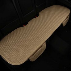 베이지 색 커버 앞뒤 자동차 제품 쿠션 인테리어 아마 패드 등받이 뒷좌석 시트 트럭 보호대 밴, 1개, 10. FB-041 격자 커피(3열)