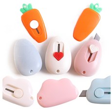 택배 칼 커터 미니당근 미니택배칼 택배송장 당근 구름 계란 판촉물 인기판촉물, 계란칼 낱개