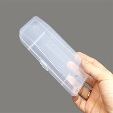 살림덕후 면도기 보관케이스 위생 투명 전용 보관함 면도기커버 휴대용면도기케이스, 1개입, 1개