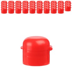 가인글로벌 스마트원터치캡 참기름병 마개 기름병 뚜껑 캡, 40개, 빨강