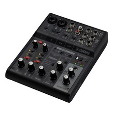 야마하 라이브 스트리밍 믹서형 오디오인터페이스 블랙, AG06 MK2(BLACK)