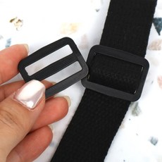 마켓헤라 가방끈 부자재 플라스틱 왈자 조리개 25mm 가방끈줄이기 가방끈부자재