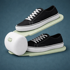 하스몰 마카롱 공간활용 신발 정리 슈즈랙 거치대, 화이트그린, 6개