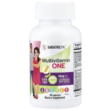 베리아트릭팔 멀티비타민 원 Multivitamin One 캡슐 90정, BariatricPal 바리아트릭팔 멀티비타민 원 90, 1개