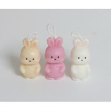 뽀글이 뽀끼 캔들 미니 1P 인테리어소품 어버이날 스승의날 퇴사 집들이 생일선물 어린이집 답례품 - 무료 선물포장, 베이지, 라튤립