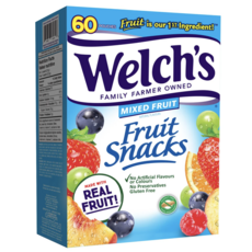 웰치스 과일 스낵 캐나다 Welch's Fruit Snacks, 22g, 60개
