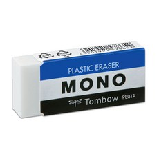 톰보 모노 스탠다드 지우개 (소) 낱개 필기 메모 수정, 단품