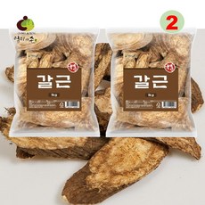 국산 말린 칡뿌리 칡 마른 갈근 한방 한 차 대용량, 2개, 1kg