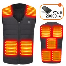 5초 쾌열 USB 발열조끼 남녀공용 방한 자켓 겨울 등산/골프/바이크 보온 필수템